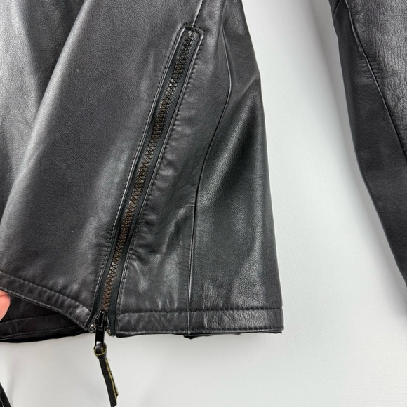 Drag Specialties Black Leather Jacket Men’s 40 - Vintage Made in Korea - Picture 4 of 11